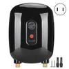 Electric Water Heater Home Tankless Instant Heating Equipment Boiler with LCD DisplayBlack US 110V