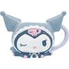 Sanrio 3D Лицо Черный 12 x 10 x 9 350 SAN4796 Кружка "Kuromi", Ангел, см, мл,