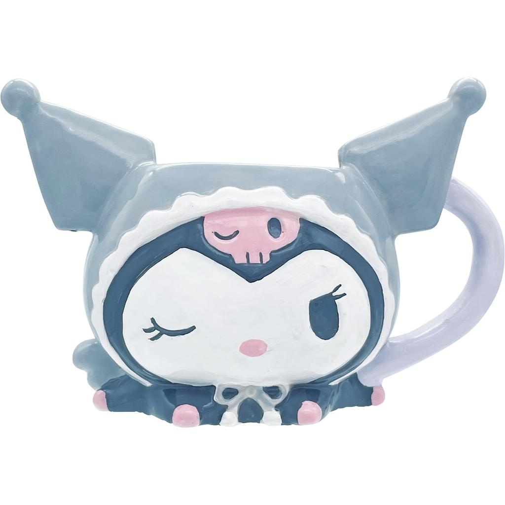 Sanrio 3D Лицо Черный 12 x 10 x 9 350 SAN4796 Кружка "Kuromi", Ангел, см, мл,