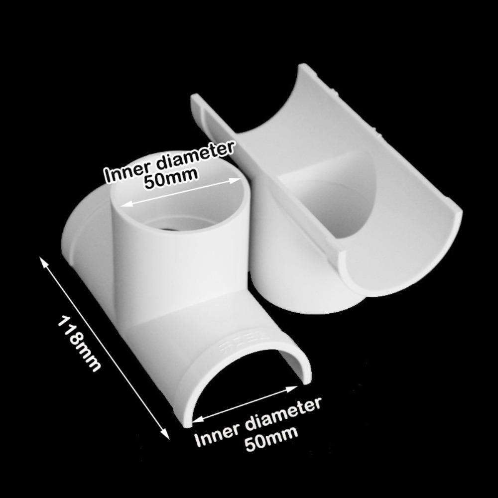 Новая ПВХ труба ремонтная заплата белая открытая тройник фитинги для ремонта сливной трубы 50 75 110 сантехнические аксессуары для улицы