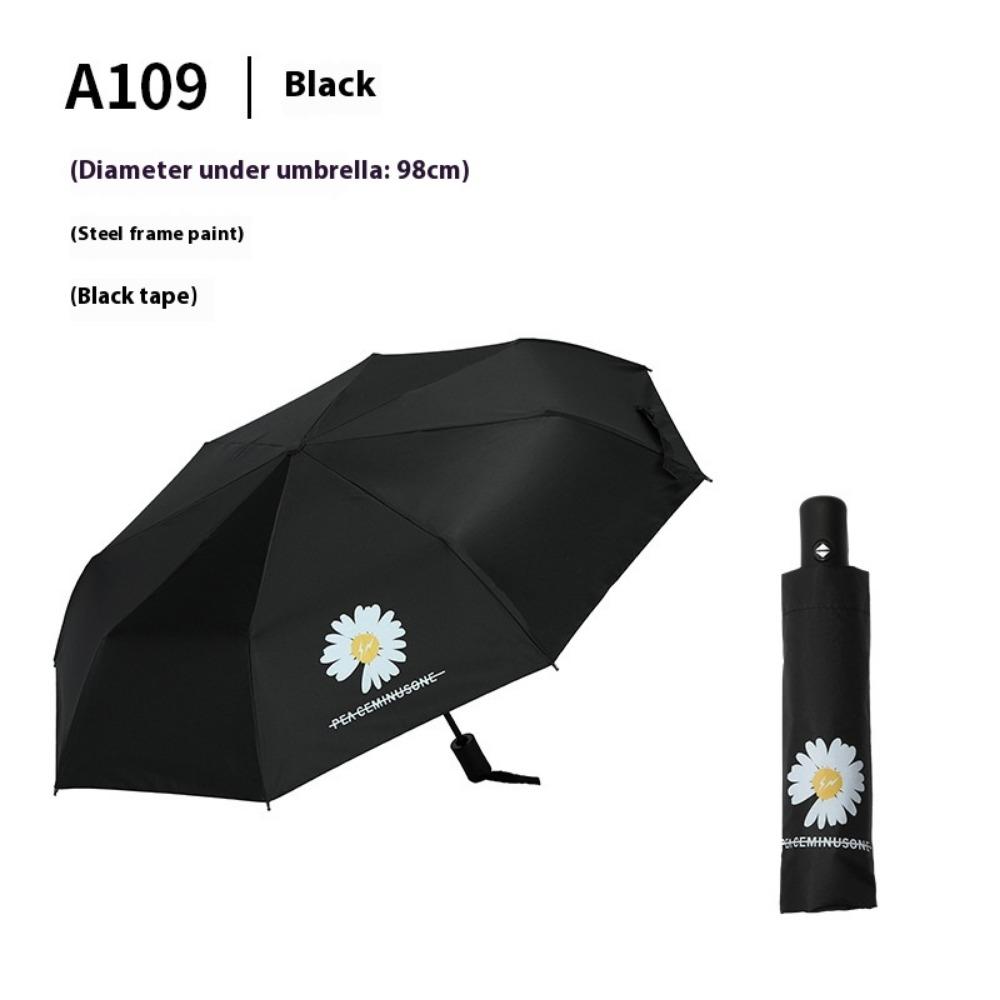 Спорт на открытом воздухе, анти-УФ-зонтик, складной зонт, цветущий цветок в дождевой воде, ветрозащитный навес