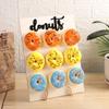 DIY Wooden Doughnut Rack Wall Country Wedding Decoration Table Doughnut Display Rack