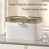 Large Capacity Box Safety Lock Category Storage High Capacity Multi-layer Household Products Home Box Plastic