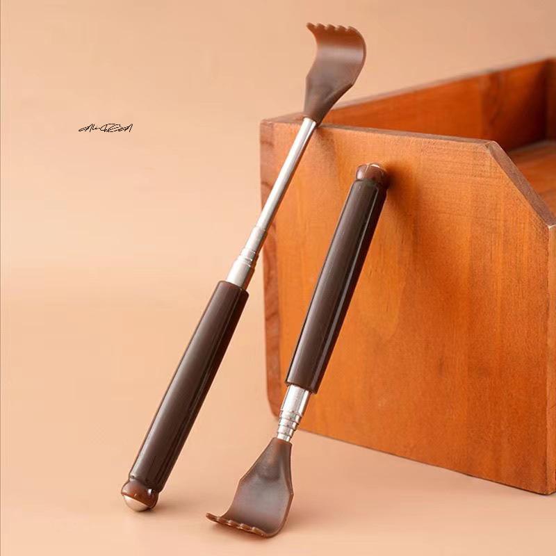 Extendable Magnetic Ball Back Scratcher Telescopic Scratching Backscratcher Massager Hackle Back Scraper with Magnet