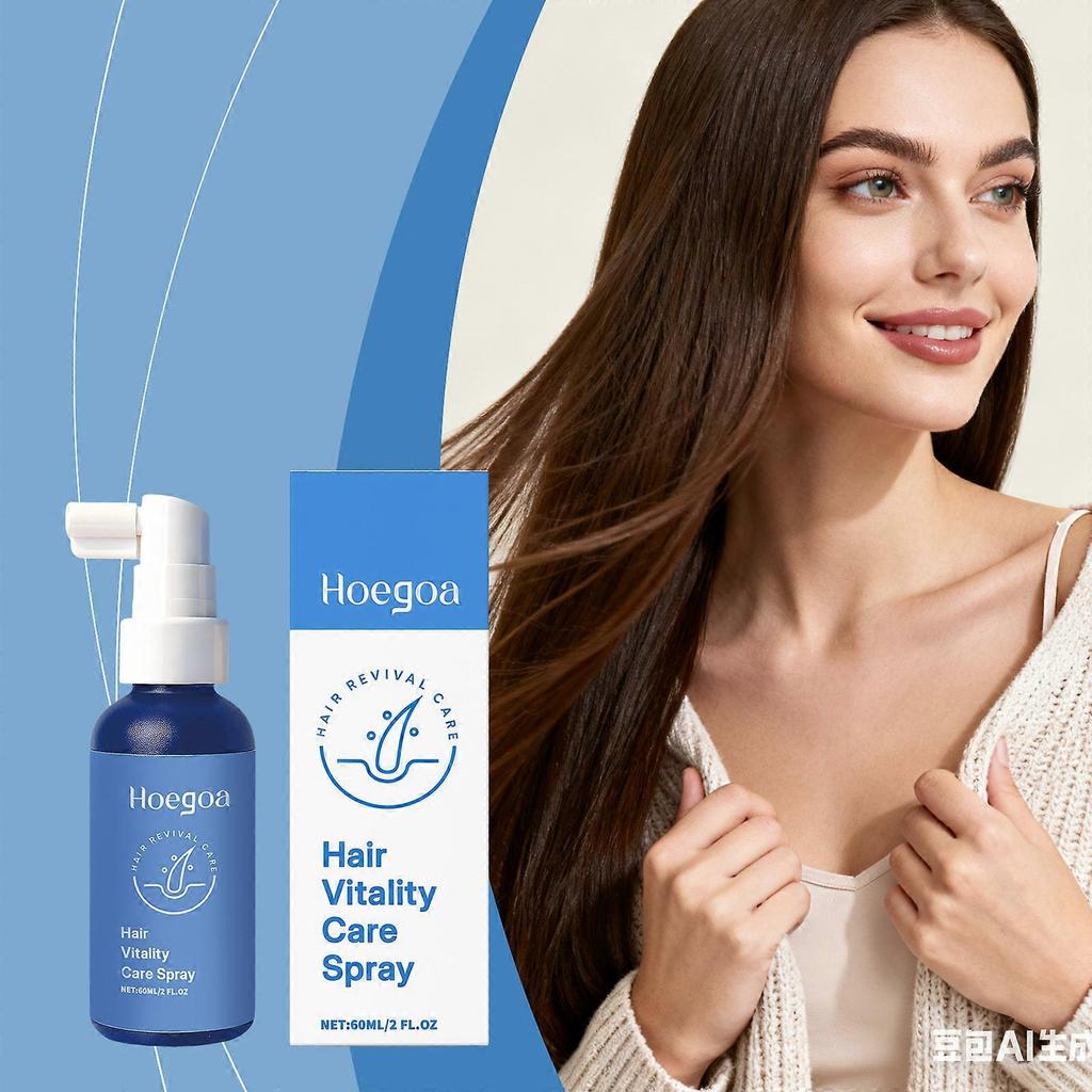 Hoegoa Nourishing Hair Essence Spray, Scalp Care, Hair Root Care, Smooth And Moisturizing Hair Strands Portable Spray