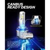 AUTOONE 9005 H11 LED Bulbs Combo, 60000LM CANBUS Fanless HB3 H8 H9 Fog Light Bulb 6000K White Car Replacement Bulbs, Pack Of 4