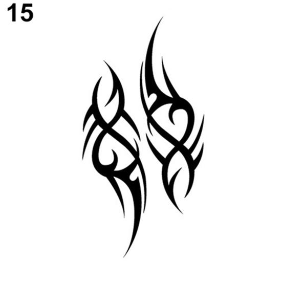 Large Sexy Tattoo Skull Temporary Body Arm Stickers Removable Waterproof Sticker