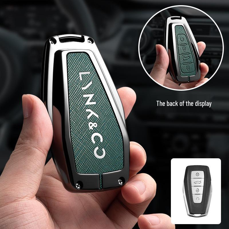 Защитная крышка для ключа Lynk & Co 03: Высококачественная креативная мужская ракушка и пряжка (Модель 2024 года)