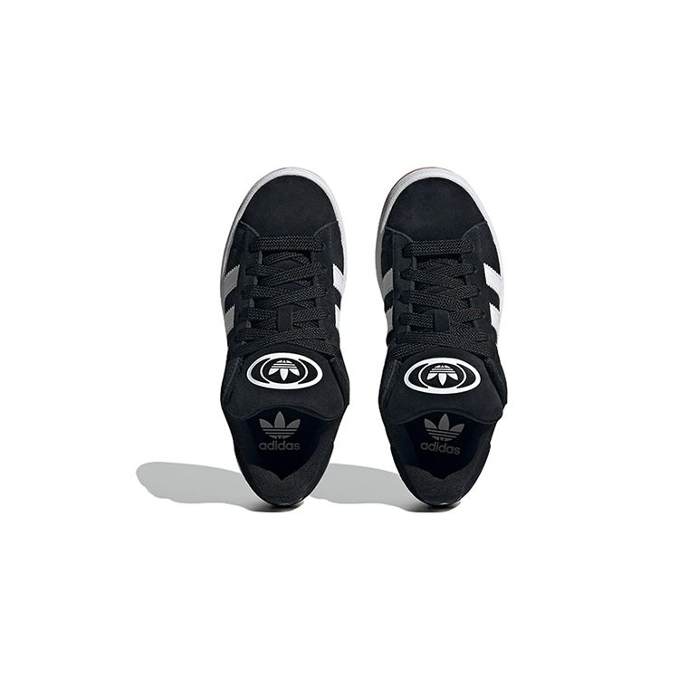 adidas Детские кроссовки Campus 00s J Black White Gum Core-Black Cloud-White HQ6638