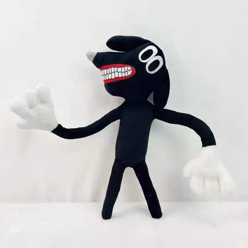 Siren Head Plush Toy Black Cartoon Cat Stuffed Doll Horror Character Figure Kids Birthday Gift