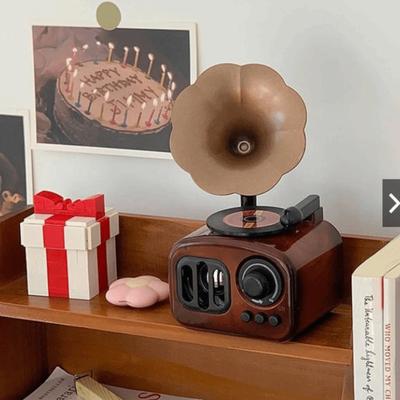 Граммофон Граммофон Музыкальная шкатулка Классический Симуляция Модели фонографа Рукоделие Скандинавская Ностальгия Граммофон Украшения