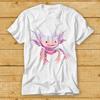Axolotl Smile Cute T Shirt Music Funny Movie Cool Meme Gift Top Tee 2296
