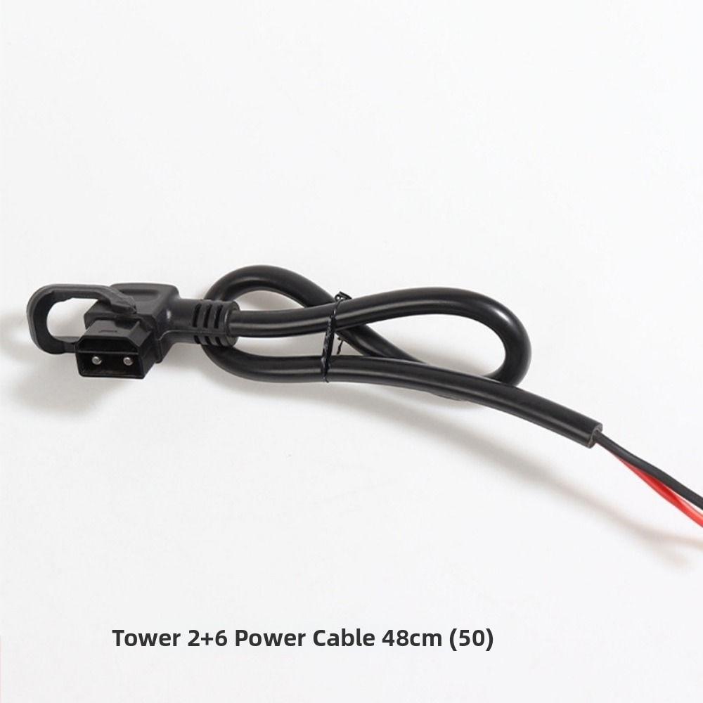 Black 2+6 Lithium Battery Charing Wire Electric Vehicle Connector Cable for Tower Battery Cabinet