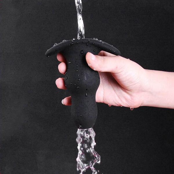 Секс-силиконовый полый тренировочный массажер для заднего двора, мастурбатор, полый дизайн, мягкая силиконовая анальная пробка