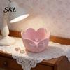 Delicate Jewelry Display 3D Printed Tray, Flower Bow Storage Bowl for Rings Earrings Decorative Necklaces, Desktop Organizer Vanity And Entryway