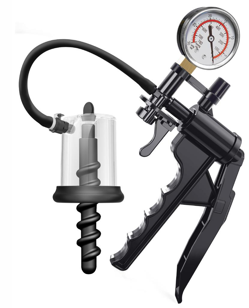 Анальная помпа Ручной вакуум Розовый бутон Помпа Секс-игрушки для мужчин женщин SM Присоска Стимулятор простаты Анальный дилататор Набор анальных пробок