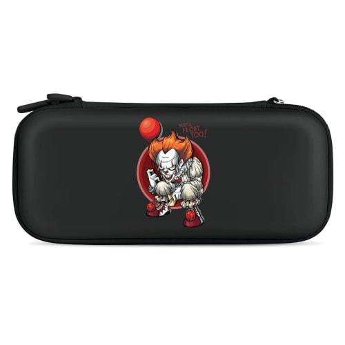 Pennywise Switch Case, Storage Bag, Game Console Storage Bag, Carrying Case, Protective Case for Switch, Large Capacity Game Card Storage, Holds 15 Ga