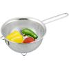 Wahei freiz Punching One Hand Colander 20cm Stackable with SUI-6043 Easy to Wash Durable SUI Good SUI-6033