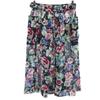 Unused CHRISTIAN AUJARD Floral Long Length Skirt 63 Black Series Women Used