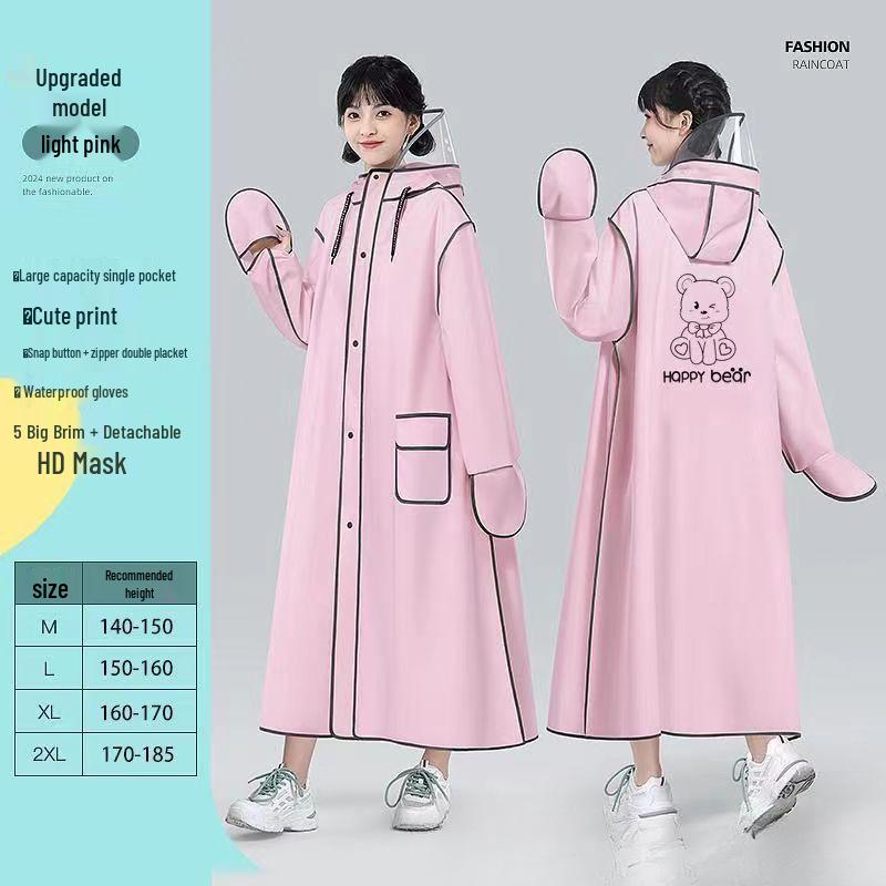 Полноразмерное водонепроницаемое пончо для электромобиля, езды на велосипеде - унисекс, для взрослых