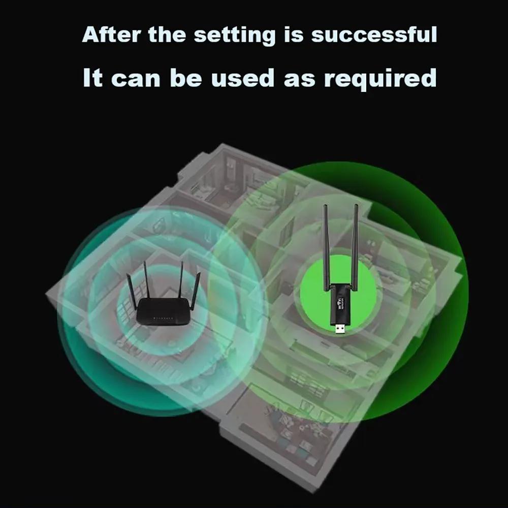 300Mbps USB WiFi Repeater Extender WiFi Signal Amplifier Booster Long Range WiFi Router Wireless Home Network Extension