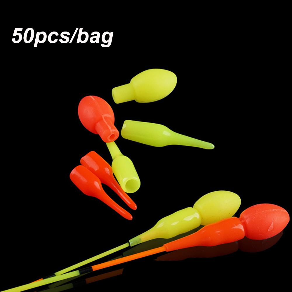 Stoppers Rubber Conspicuous Rubber Beans Flotador Pesca Connectors Fishing Floats Drift Tail
