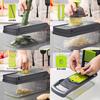 Recommended by Professional Chefs: FOOKO Slicer, 8-in-1 Julienne, Multi-Function Vegetable, Professional-Grade, Easy-to-Use Grater for Cabbage, Daikon