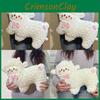 Adorable Plushie Sheep Dolls With Checkered Bow Decoration For Children Gift