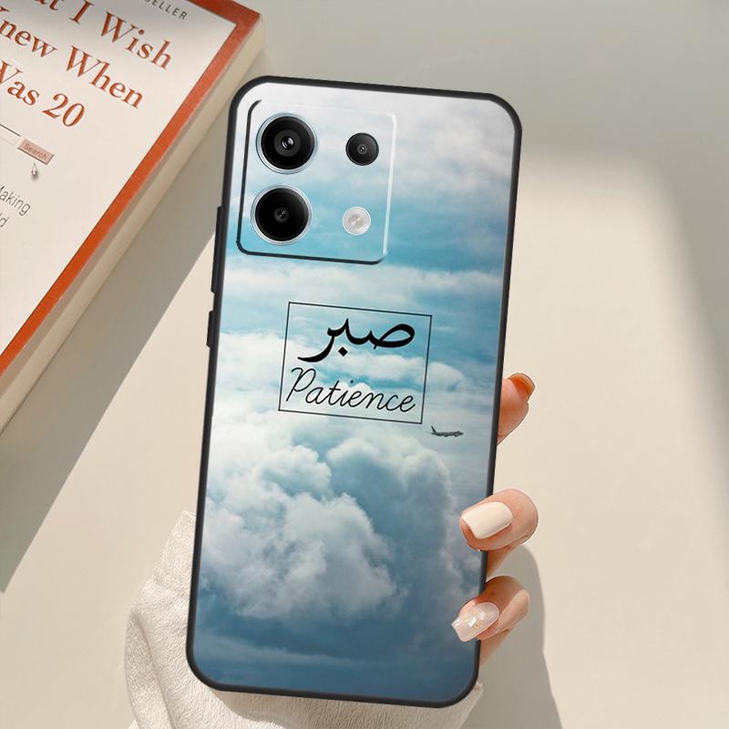 Sabr Patience Чехол Funda Для Xiaomi Redmi Note 14 10 11 12 13 15 Pro Plus Чехол Для Redmi 15 14C 10C 12C 13C 15C