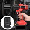 3/4Inch Drive Impact Wrench Socket 12 Point Drive Shaft Tool Power Socket for Heavy Duty Use Auto Repair Easy Removal