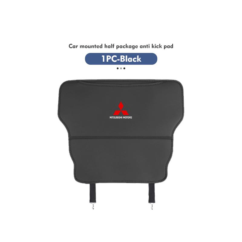 Защитные коврики на спинки автомобильных сидений от пинков, кожаный органайзер, чехол-защита для Mitsubishi Outlander Pajero Sport Lancer EX ASX L200 Eclipse