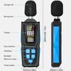 30-130dB Decibel Meter Handheld Noise Meter for Indoor Outdoor Use Digital Sound Level Meter with Data Hold SPL Tester