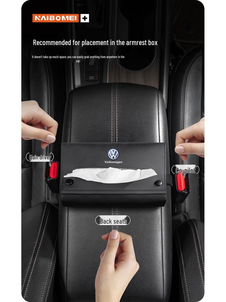 Pull-Out Tissue Box for JAC Sehol A5/E10X/E20X/E40X/E50A Seat Armrest