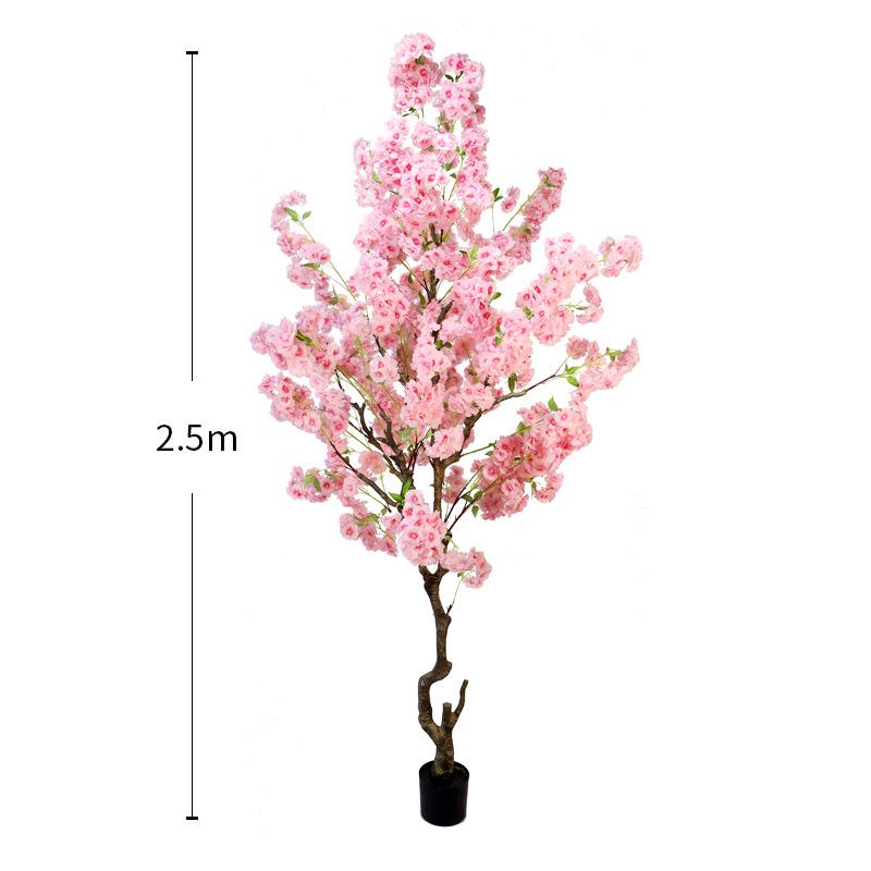 Large Artificial Cherry Blossom Bonsai Tree in Pot