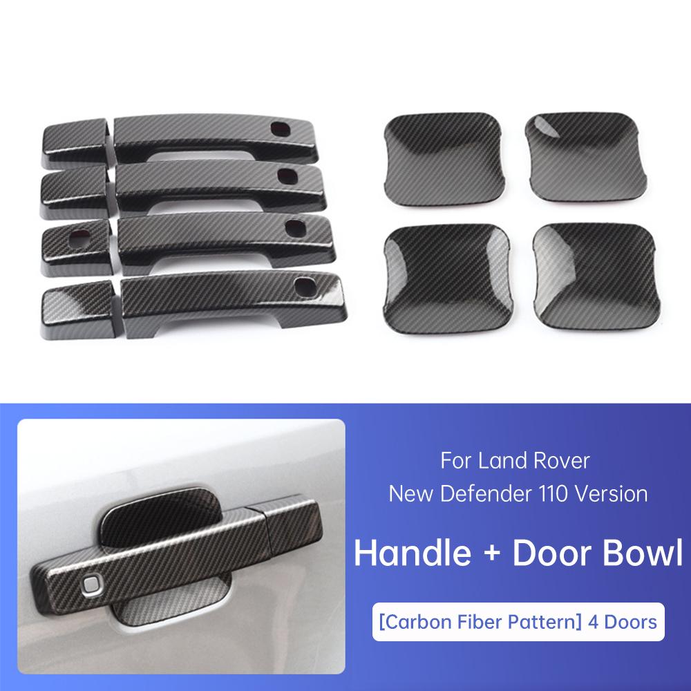 For Land Rover Defender 90 110 2020-2025 Handle Door Bowl External Handle Stick Door Handle Decorative Strip