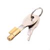 Trailer Coupler Lock Cylinder 2 Keys Sturdy Metal Reliable Easy Installation 0.7cm Pin Diameter