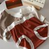 Simple Sports Style High Waisted Triangle Panties Solid Color Skin Friendly Comfortable and Seamless Women’s Panties