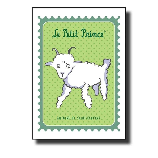 Маленький принц Лис Сказка Постеры и принты Мультяшная марка Настенное искусство Холст Живопись Картина для детской комнаты Домашний декор