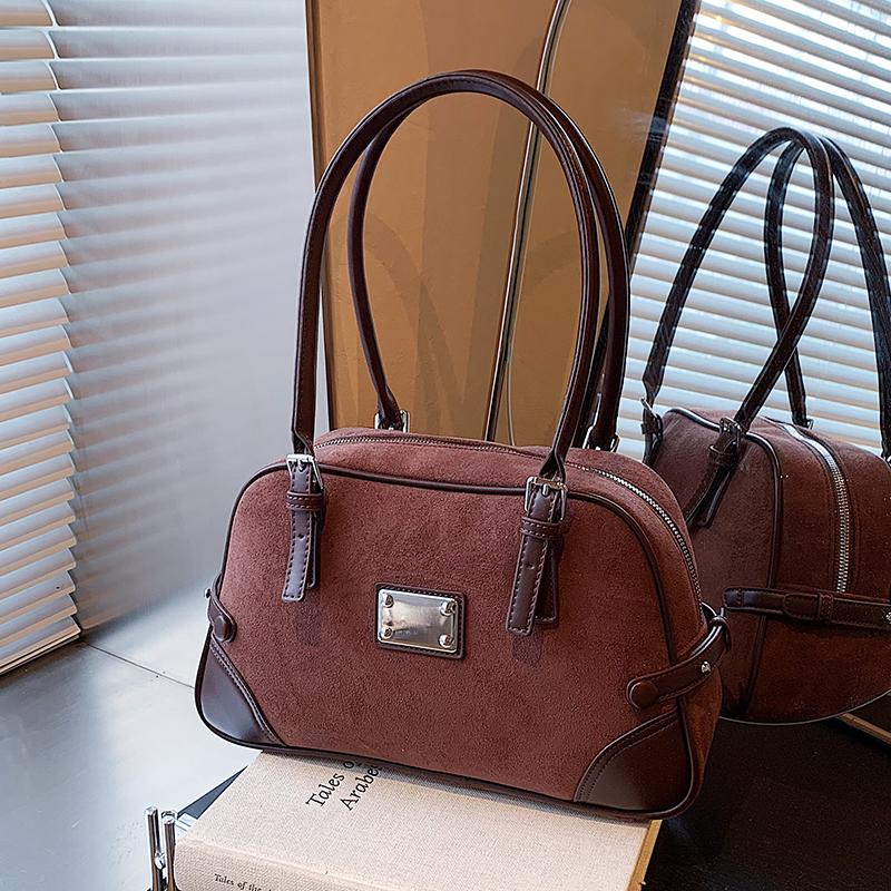 Осенне-зимняя ретро матовая женская сумка, новая мода, сумка через плечо для поездок на работу, женская повседневная рабочая сумка