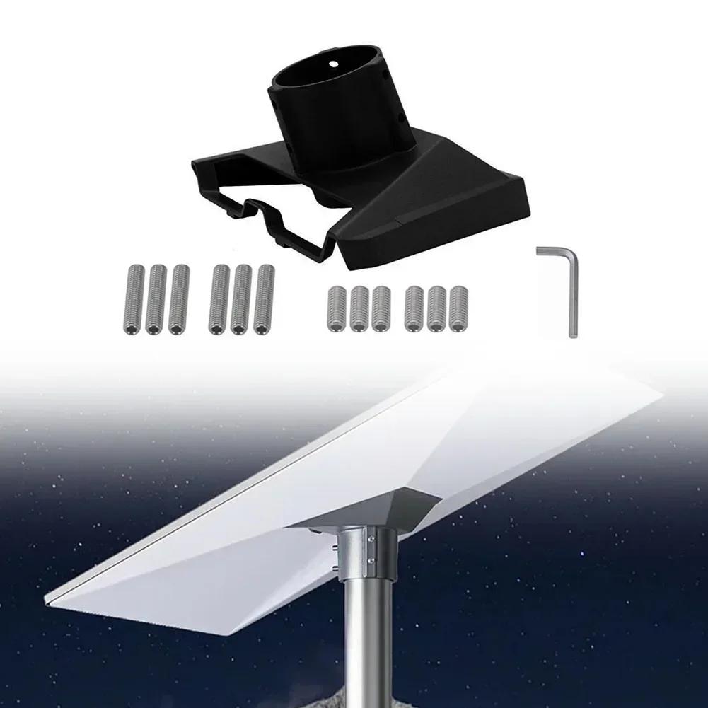 Для стандартного оборудования Starlink Адаптер для крепления на столбе Алюминиевый сплав Устойчив к атмосферным воздействиям Простая установка Гибкое позиционирование