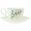 Noritake English Herbs Cup Saucer both coffee and Bone & (for tea), 250cc, Microwave-Safe, Thyme, China, T97887/4942