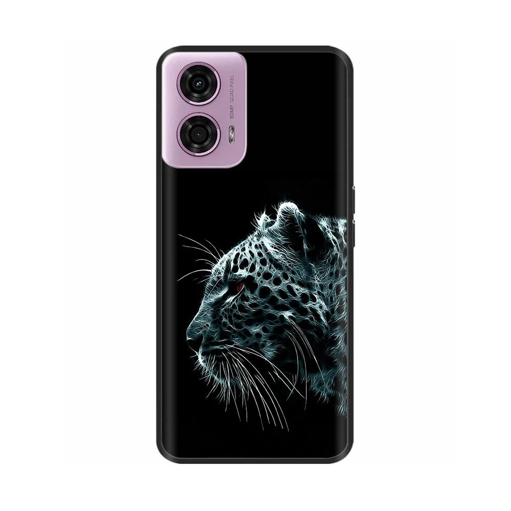 Painted Cover For Motorola Moto G04 Soft Silicone Phone Case For Moto G04 Back Cover MotoG04 XT2421-2 Shockproof Shell Para Etui