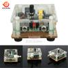 DC 9-11.8V S-PIXIE CW QRP Shortwave Radio Transceiver 7.111Mhz+ Acrylic Case DIY kit for Ham Radio Audio