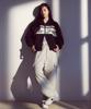 LEE Twitch Logo Cargo Sweatpants Oatmeal