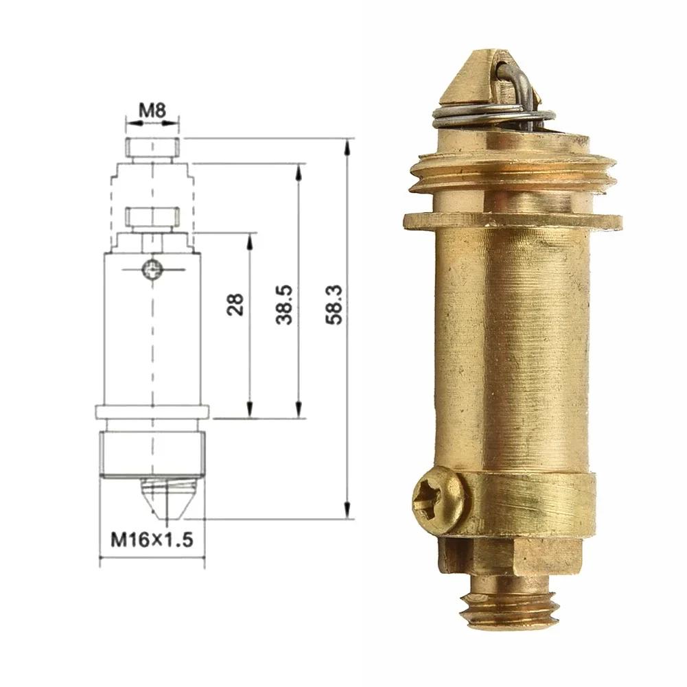 1/2pcs Spring Plugs Bounce Valve Brass Basin Sink Bath Replacement Waste Easy Pop Up Click Clack Plug Bolt Spring
