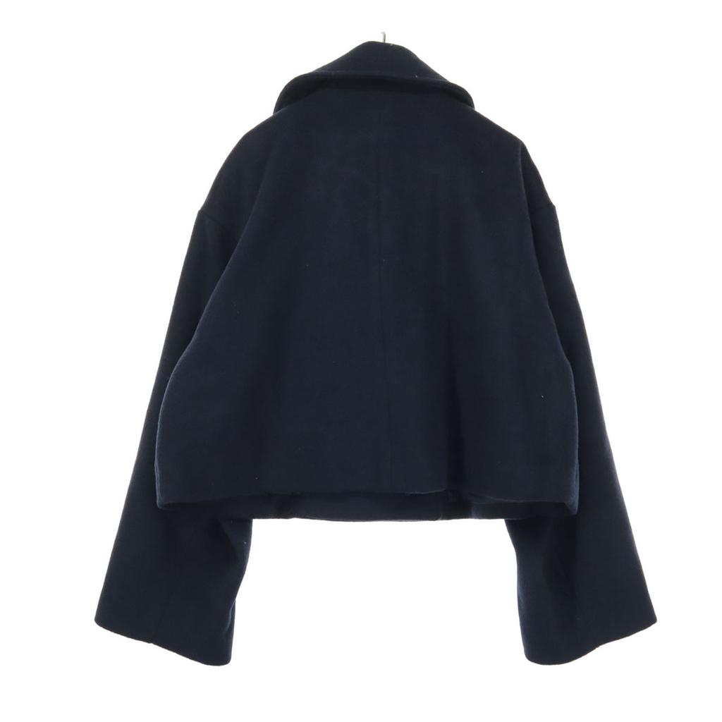 МАРМАРМАР Двубортное пальто с длинным рукавом черное Короткой длины Женское Б/у