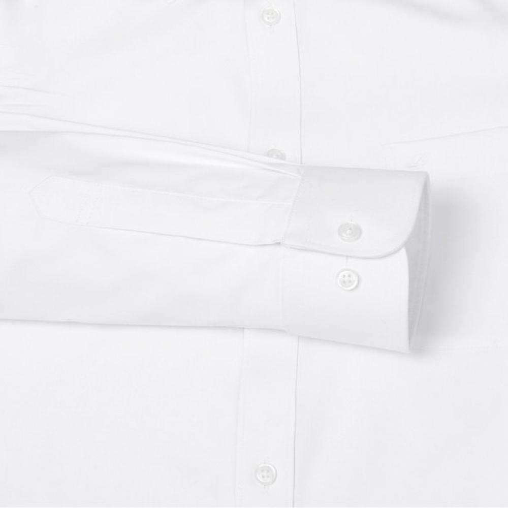RENOMA Рубашка с длинным рукавом, диагональный добин, со спандексом, regular fit Rpfsg1023 Wh