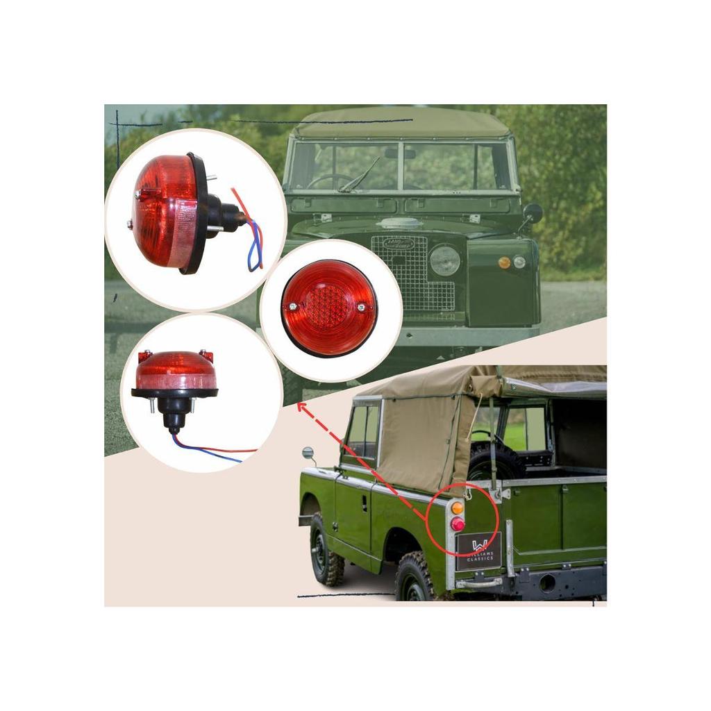 Задний фонарь для Land/Rover КОМПЛЕКТ ФОНАРЯ УКАЗАТЕЛЯ ПОВОРОТА (Левый + правый)  Совместим с Land Rover Series 2A 1964-74, 12 В