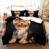 Cute Dog Bedding Set Single Twin Full Queen King Size Pet Dog Bed Set Aldult Kid Bedroom Duvetcover Sets 3D Print 030