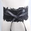 Women'S Belt, Women'S Wide Waist Seal, Women'S Lace Embroidered Extra Wide Belt